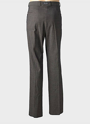 Pantalon droit coupe droite gris BRUNO SAINT HILAIRE homme