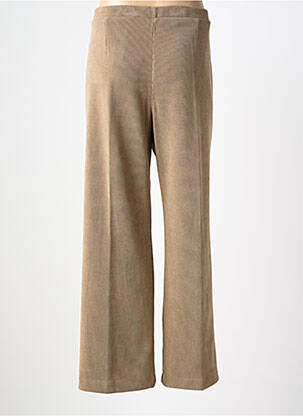 Pantalon droit taille élastique beige TINTA femme