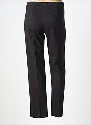 Pantalon droit taille élastique noir BARILOCHE femme