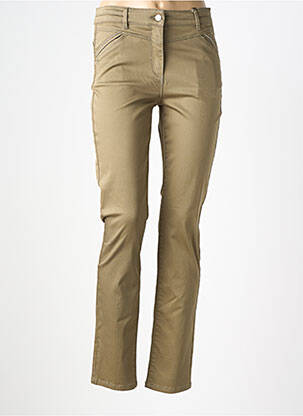 Pantalon slim poches vert JULIE GUERLANDE femme