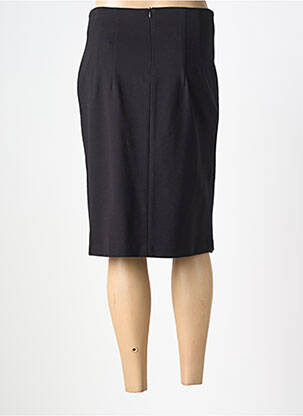 Jupe mi-longue fermeture zippée au dos noir BARILOCHE femme