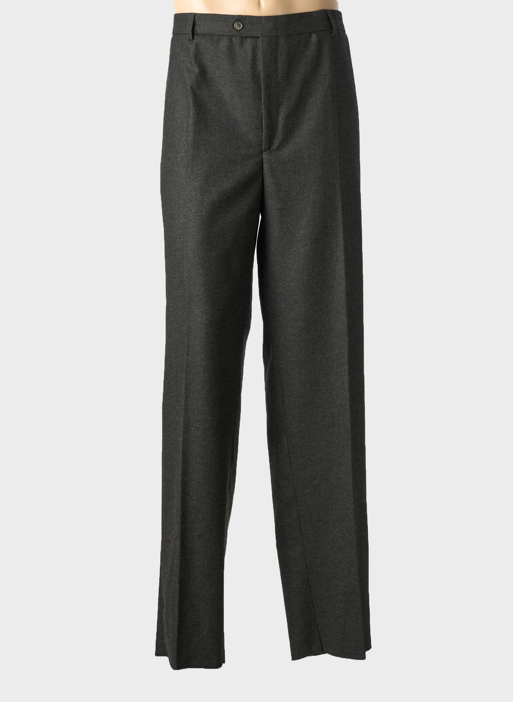 Pantalon droit coupe droite marron WOOLMARK homme