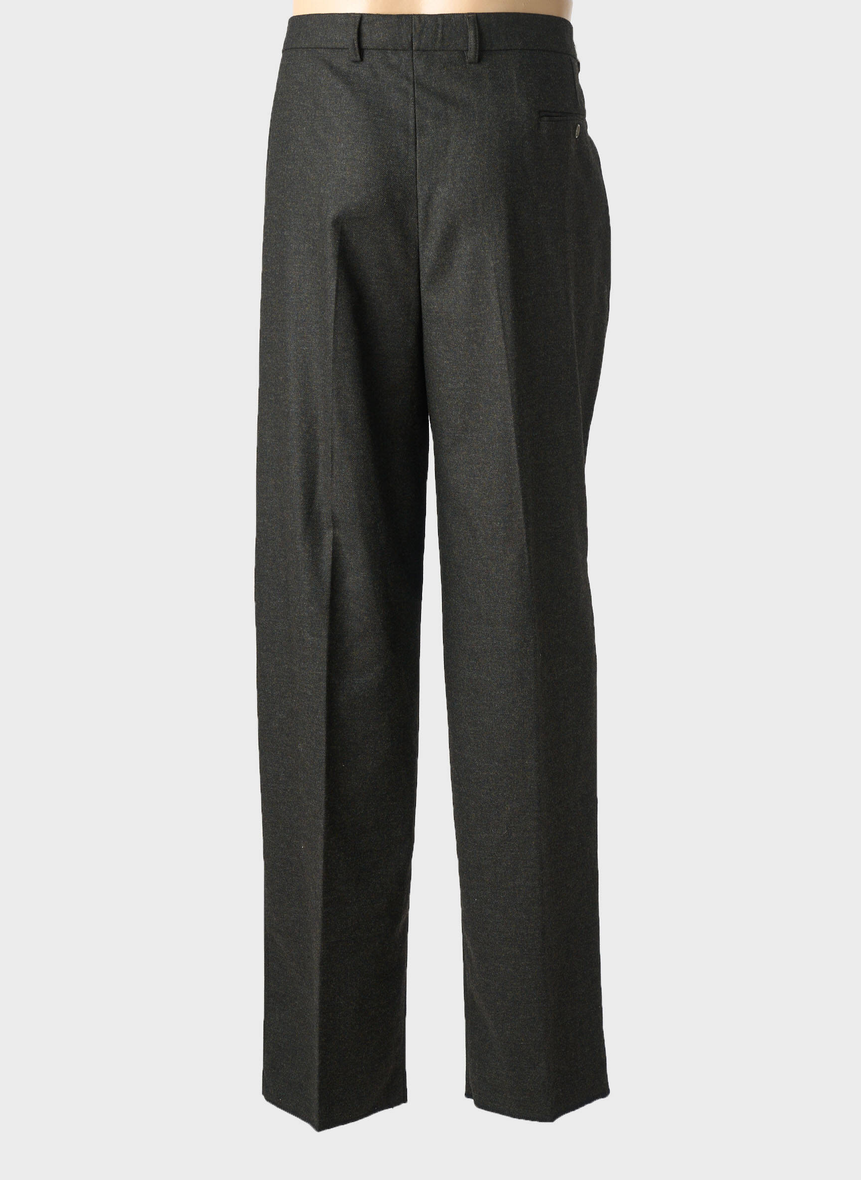 Pantalon droit coupe droite marron WOOLMARK homme