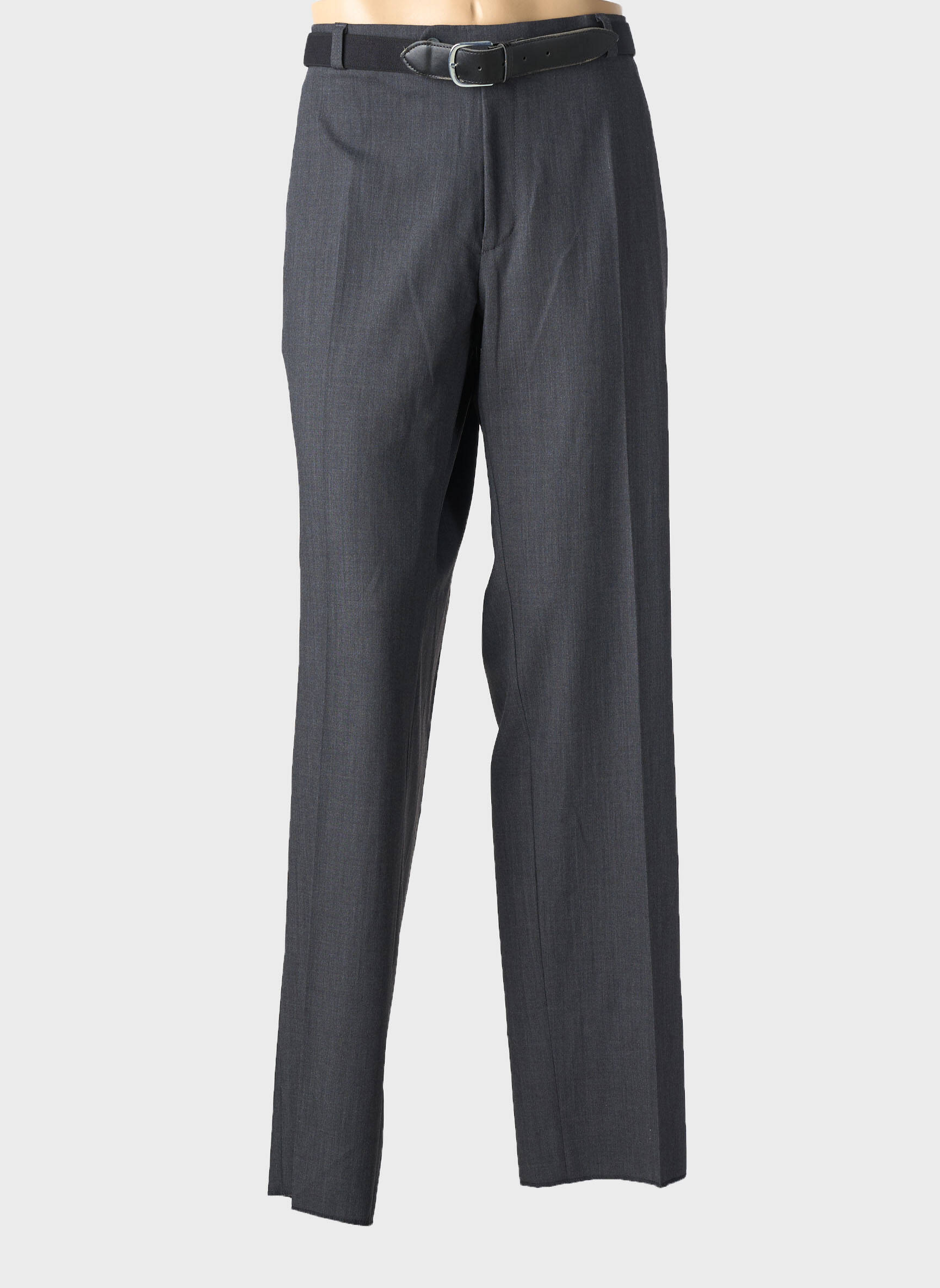 Pantalon droit coupe droite gris M homme