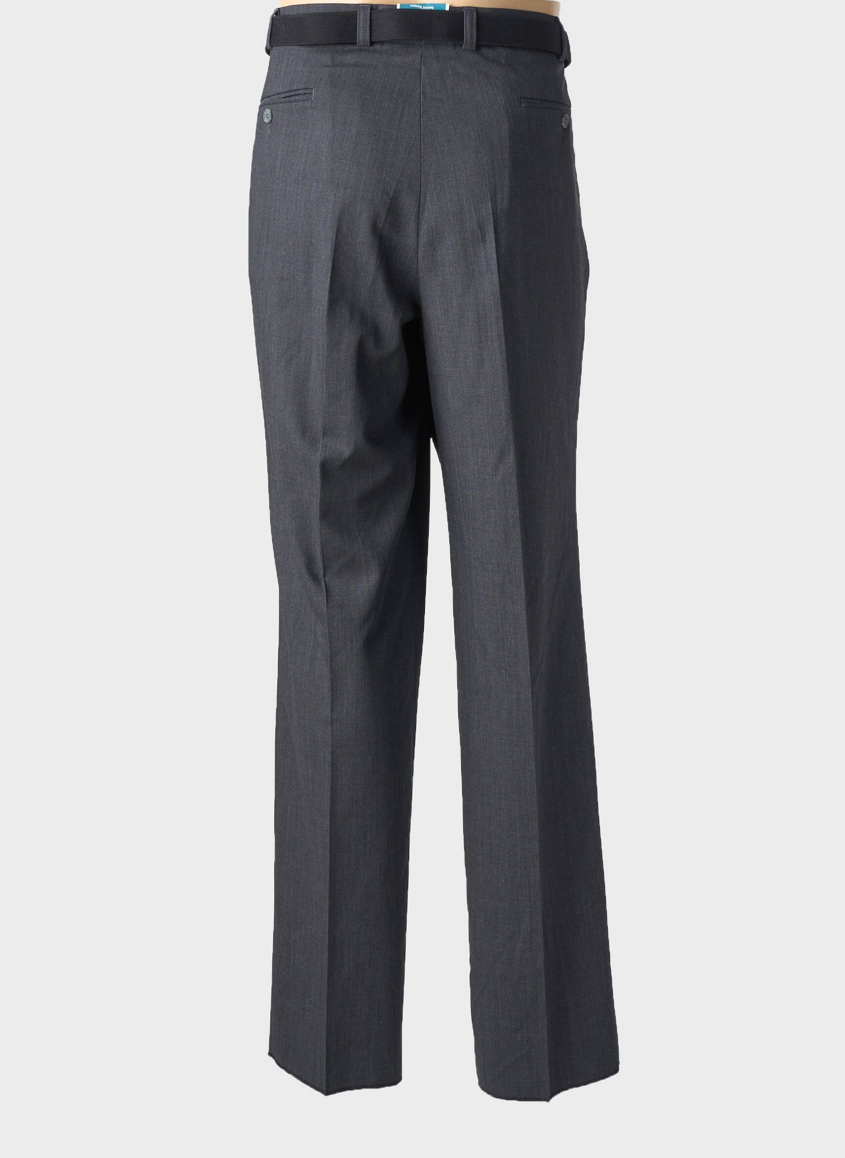 Pantalon droit coupe droite gris M homme
