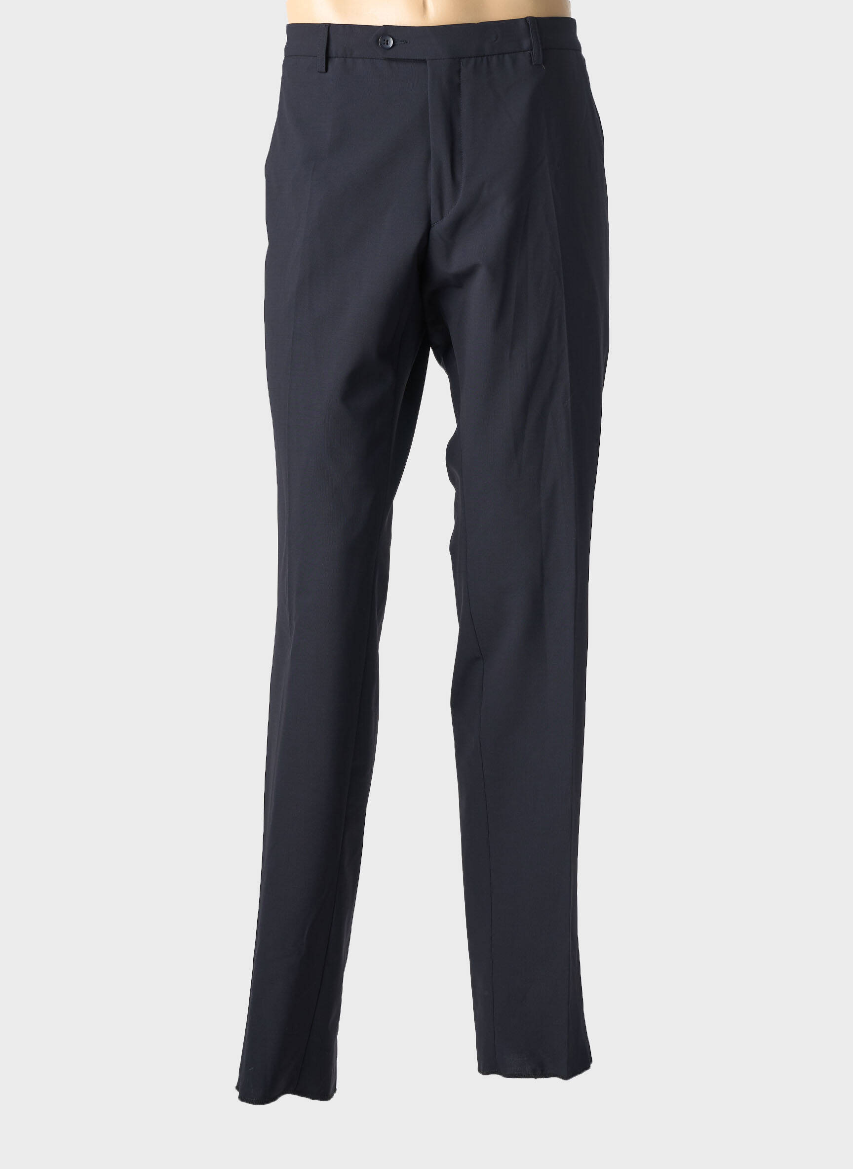 Pantalon droit coupe droite bleu NINO LORETTI homme