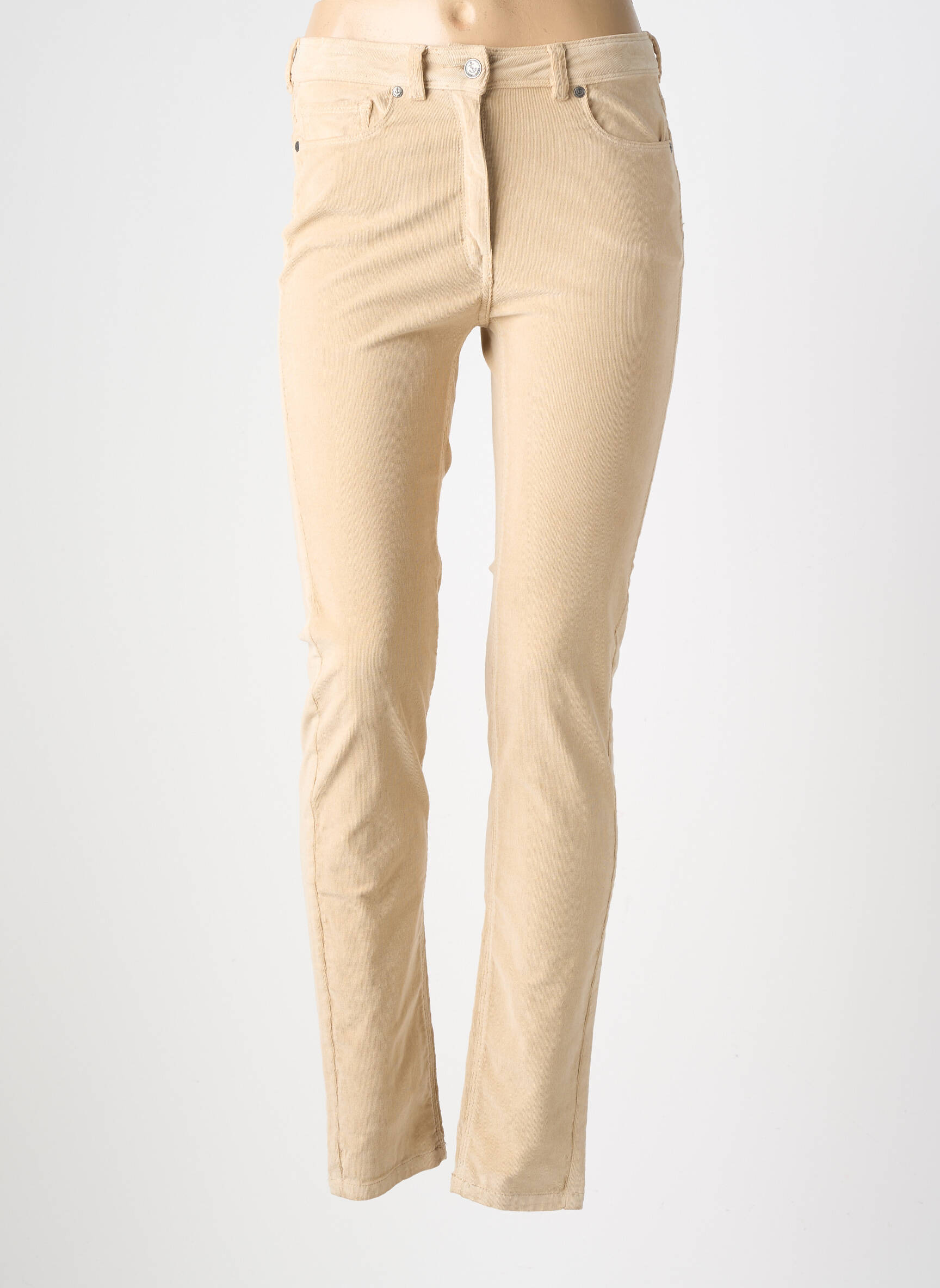 Pantalon slim poches beige SAINT JAMES femme