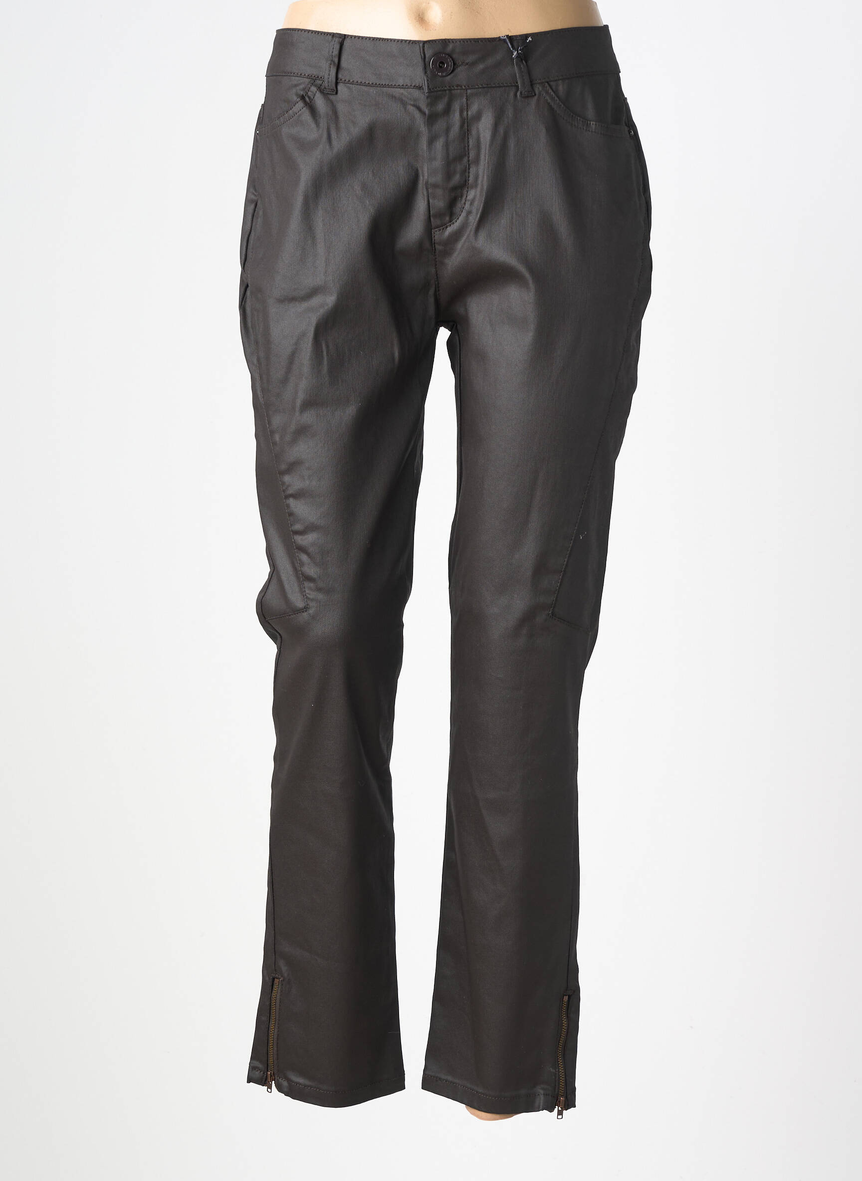 Pantalon slim poches noir FRED SABATIER femme