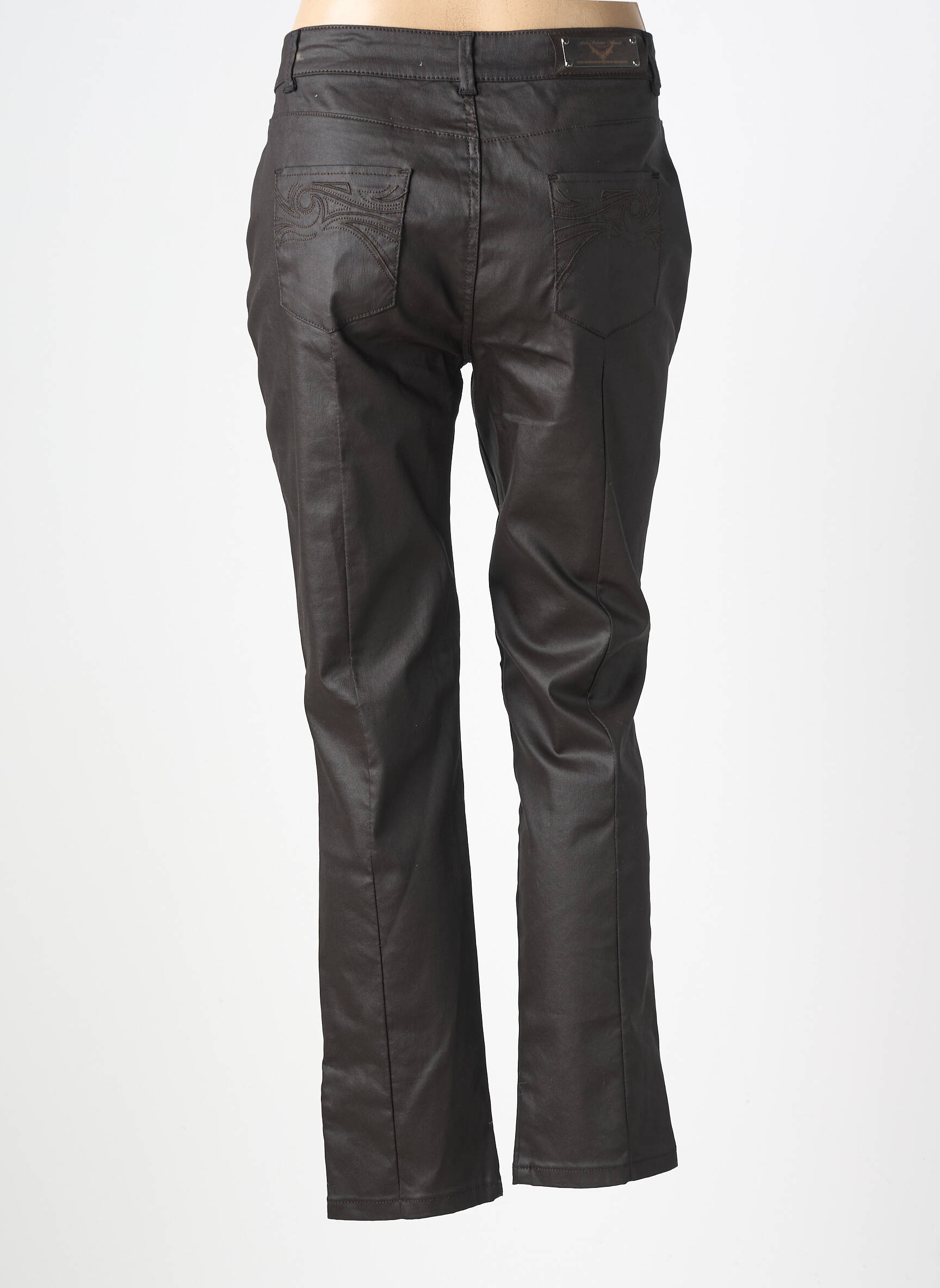 Pantalon slim poches noir FRED SABATIER femme