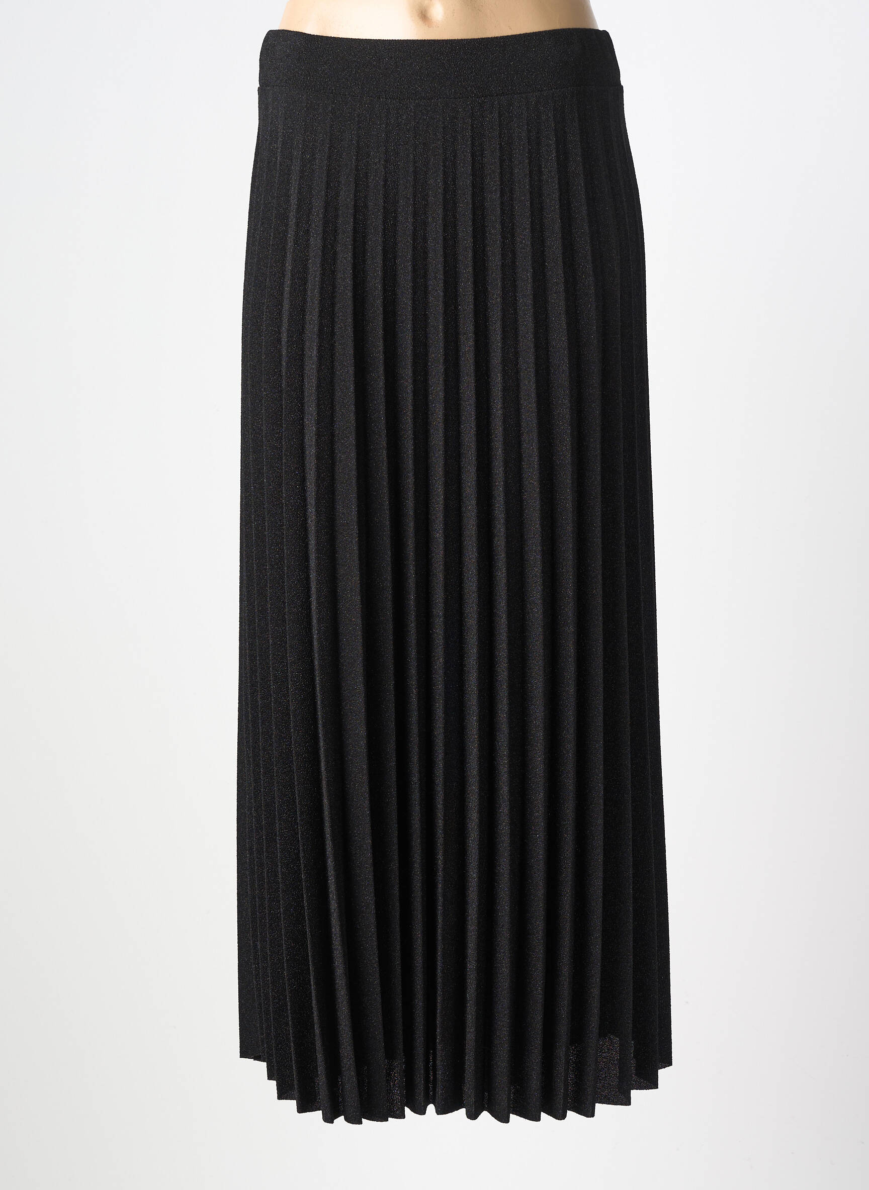 Jupe longue coupe fluide noir MY LILI femme