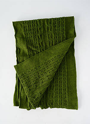 Foulard coutures renforcées vert AGATHE & LOUISE femme