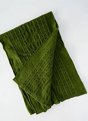 Foulard coutures renforcées vert AGATHE & LOUISE femme