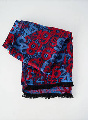 Echarpe maille fine bleu REVER MILE femme