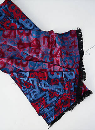 Echarpe maille fine bleu REVER MILE femme