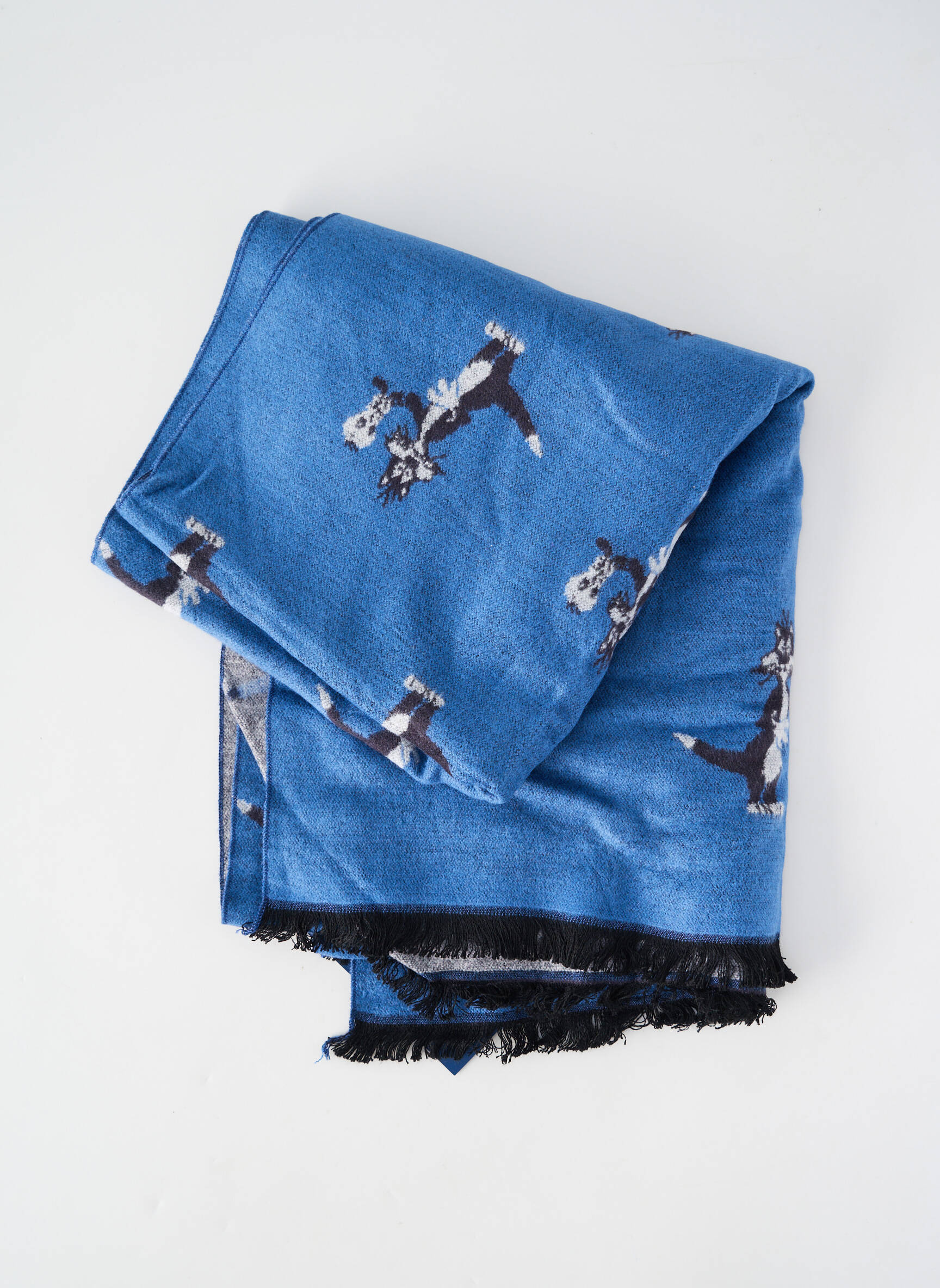 Echarpe maille fine bleu REVER MILE femme