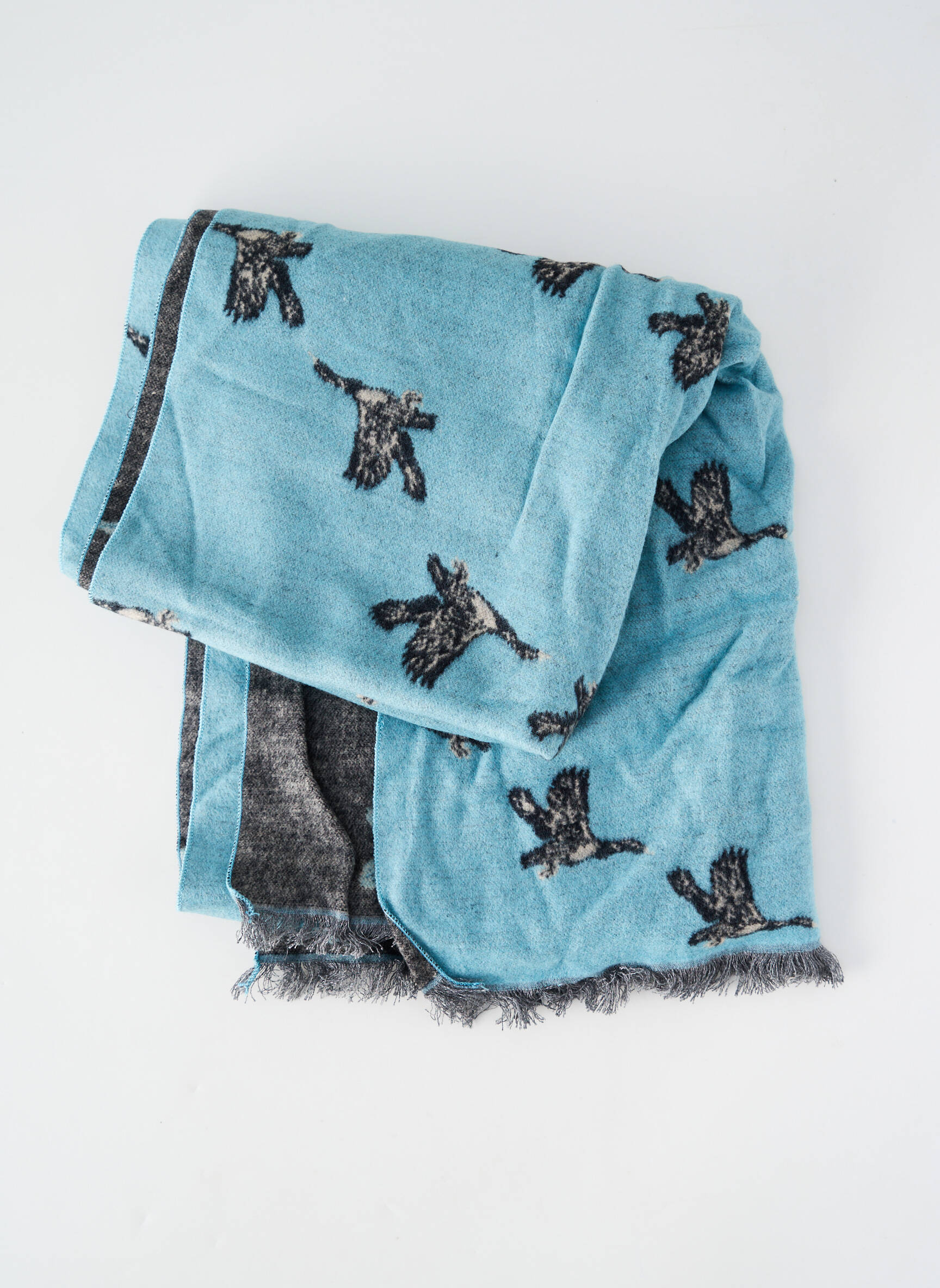 Echarpe maille fine bleu REVER MILE femme