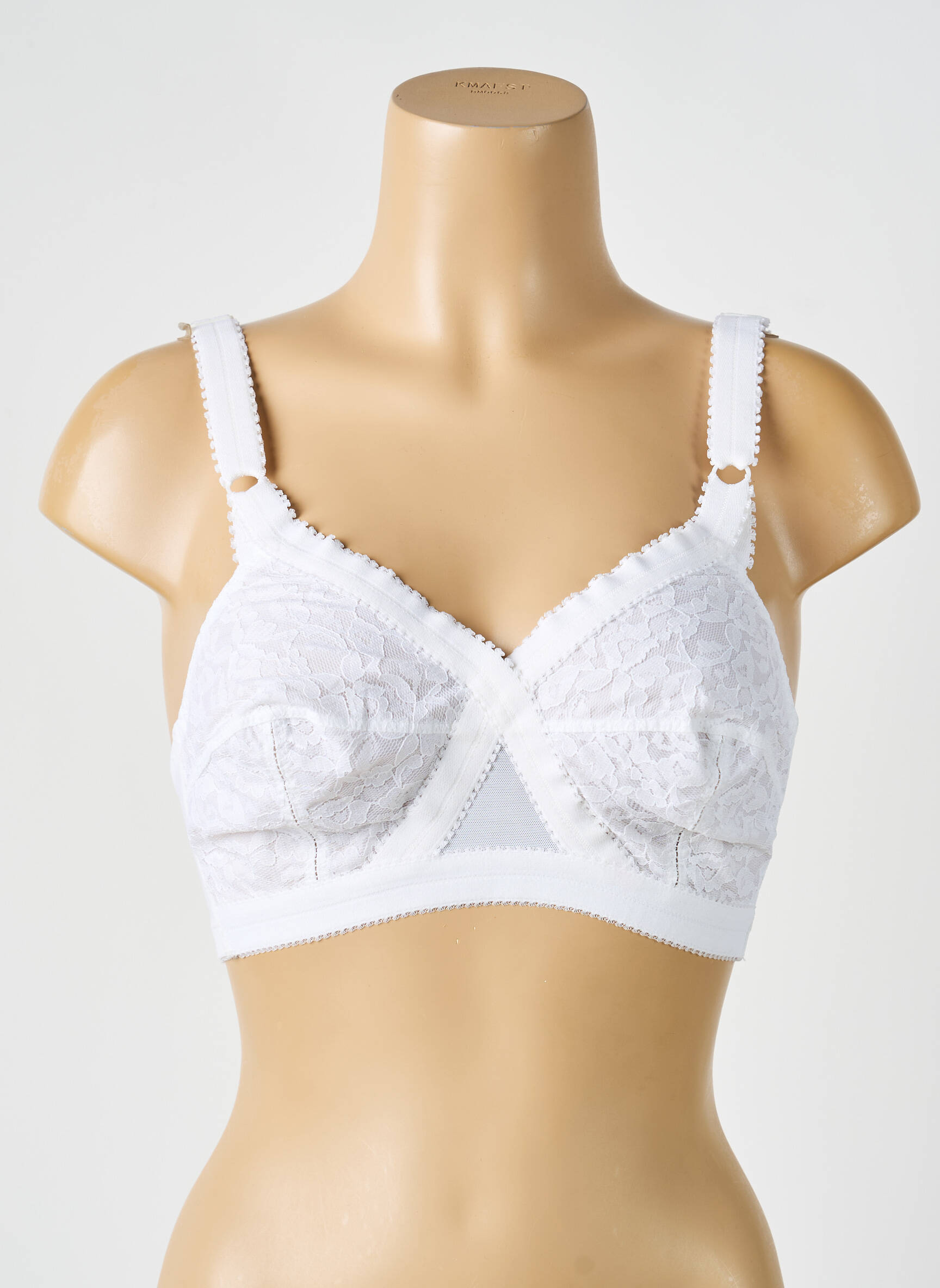 Soutien-gorge sans armature haut soutien-gorge emboitant blanc PLAYTEX femme
