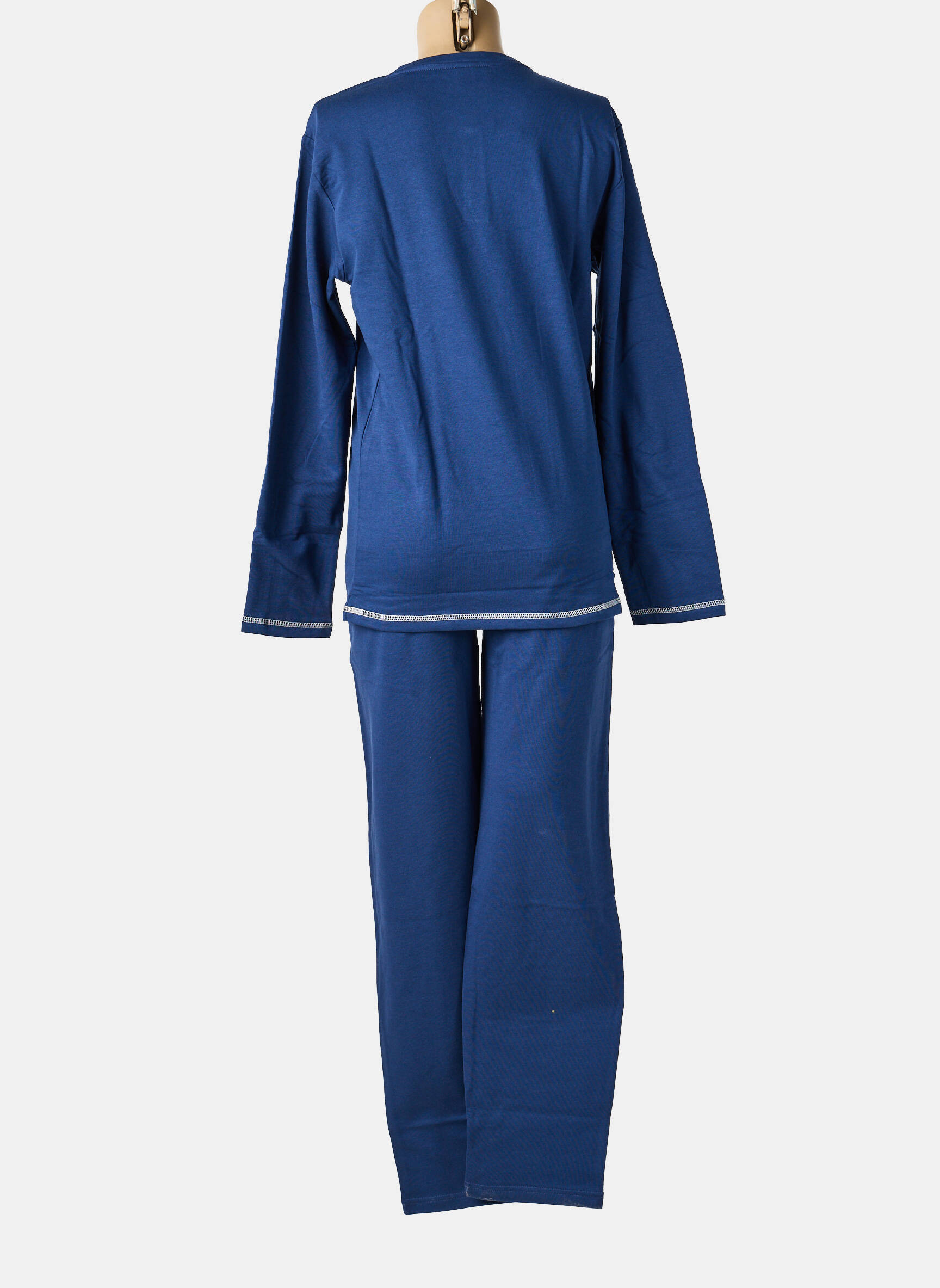 Pyjama coupe droite bleu ROSE POMME femme