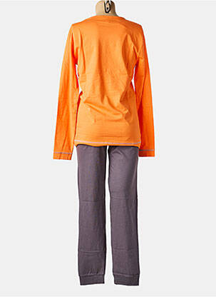 Pyjama col rond orange ROSE POMME homme