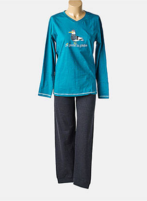 Pyjama imprimé fantaisie bleu ROSE POMME homme