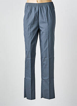 Pantalon droit taille élastique gris GEVANA femme