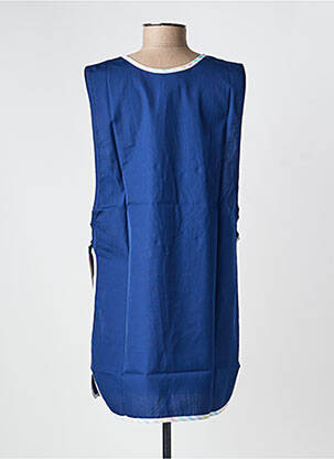 Tunique sans manche col rond bleu IMPULSION femme