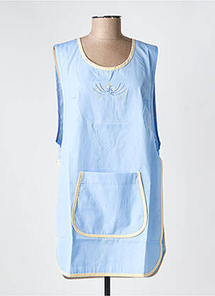 Tunique sans manche col rond bleu IMPULSION femme
