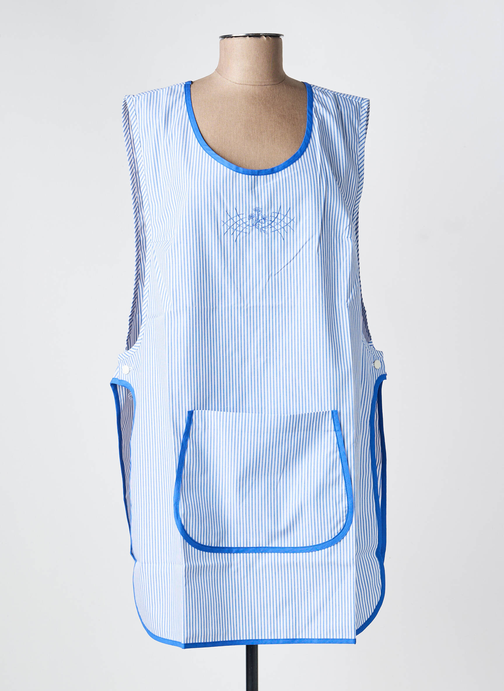 Tunique sans manche col rond bleu IMPULSION femme
