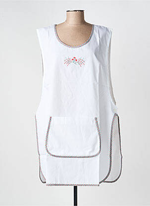 Tunique sans manche col rond blanc IMPULSION femme