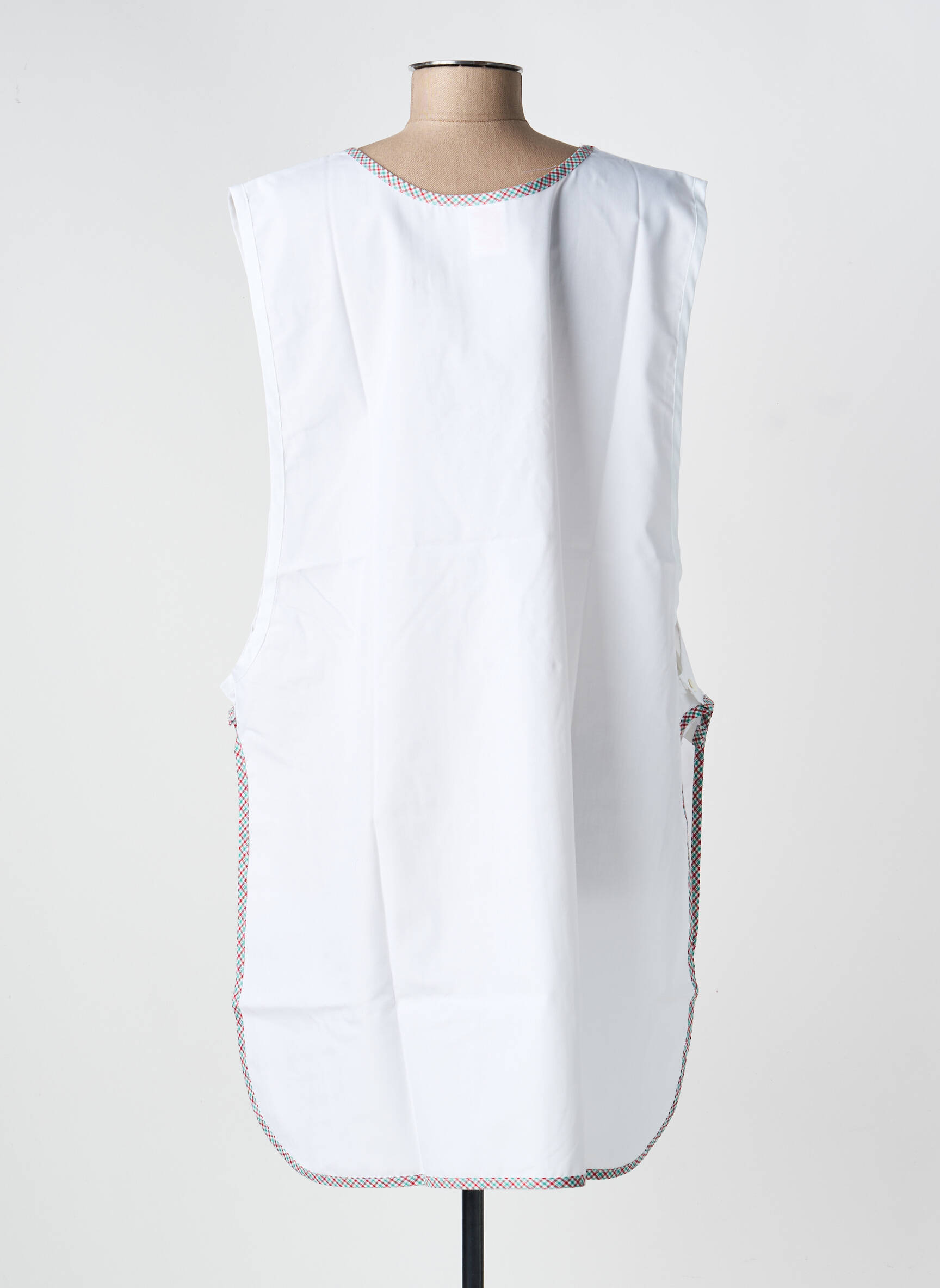 Tunique sans manche col rond blanc IMPULSION femme