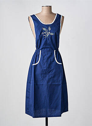Tunique sans manche col rond bleu IMPULSION femme