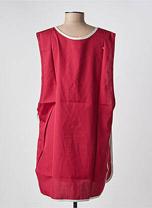 Tunique sans manche col rond rouge IMPULSION femme