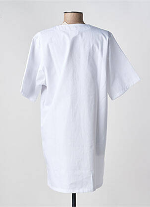 Chemise manches courtes blanc GEVANA femme