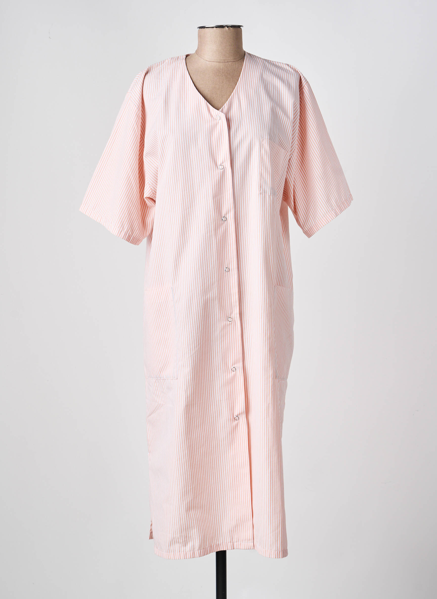 Chemise de nuit col v orange GEVANA femme