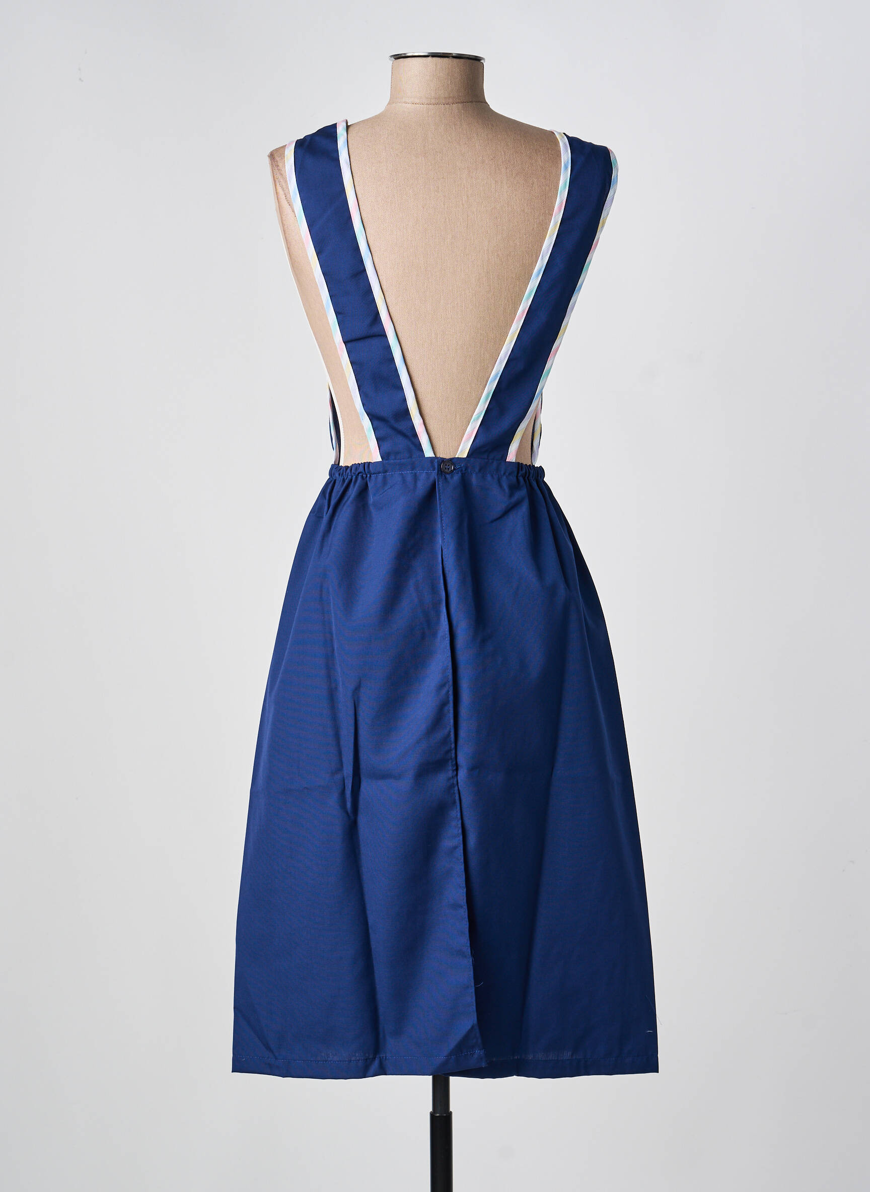 Tunique sans manche col rond bleu IMPULSION femme