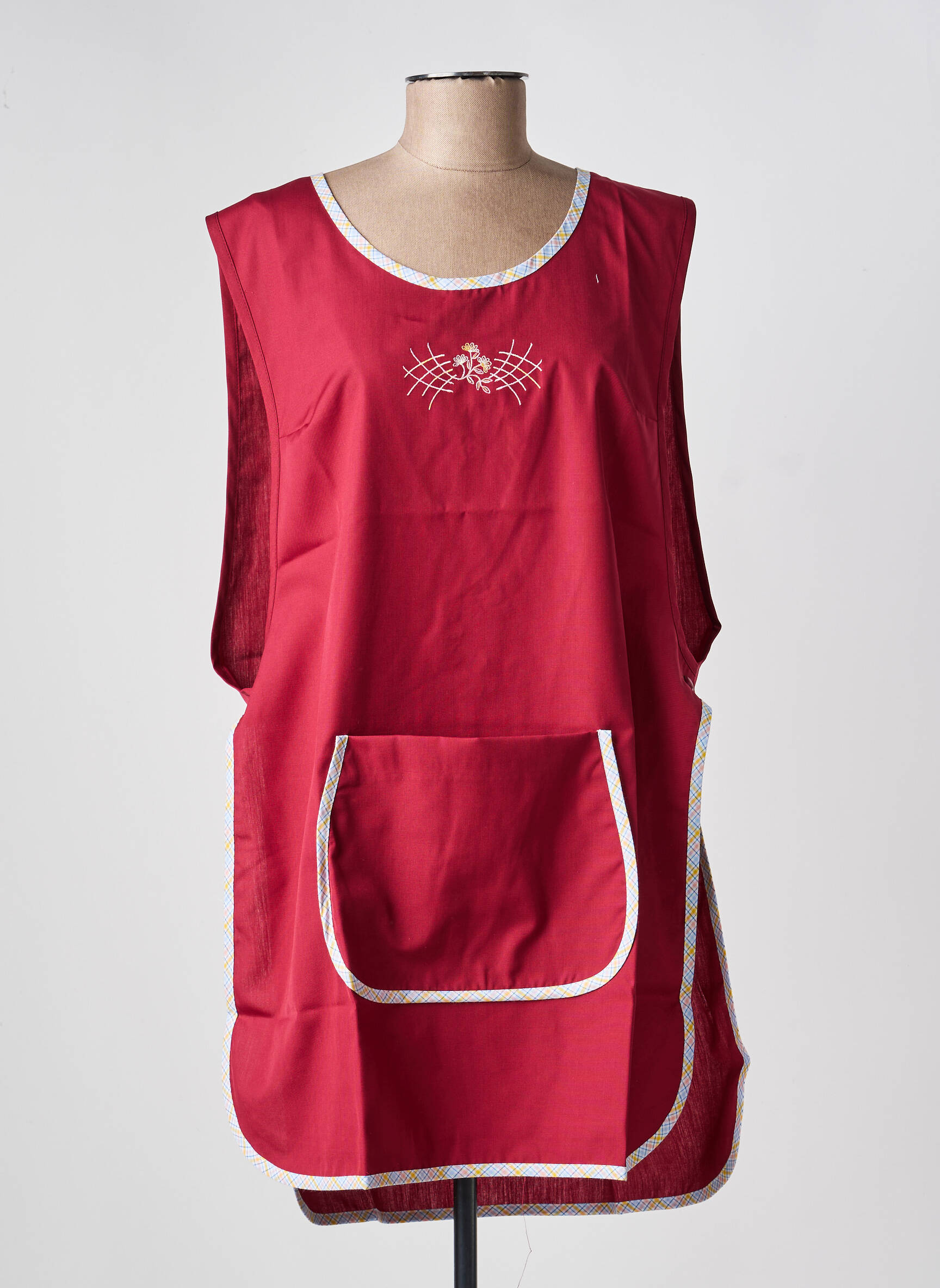 Tunique sans manche col rond rouge IMPULSION femme