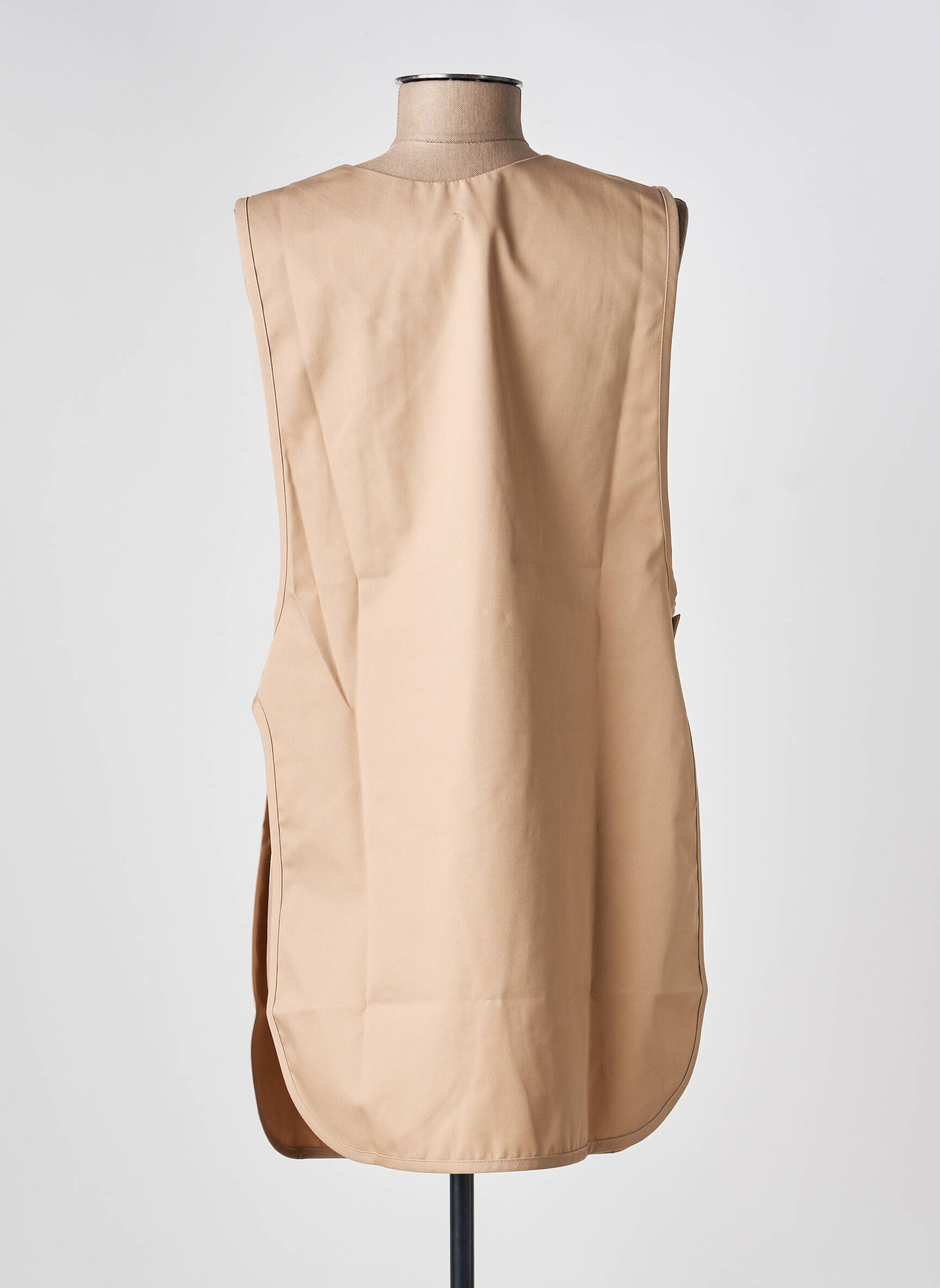 Tunique sans manche sans manche beige GEVANA femme