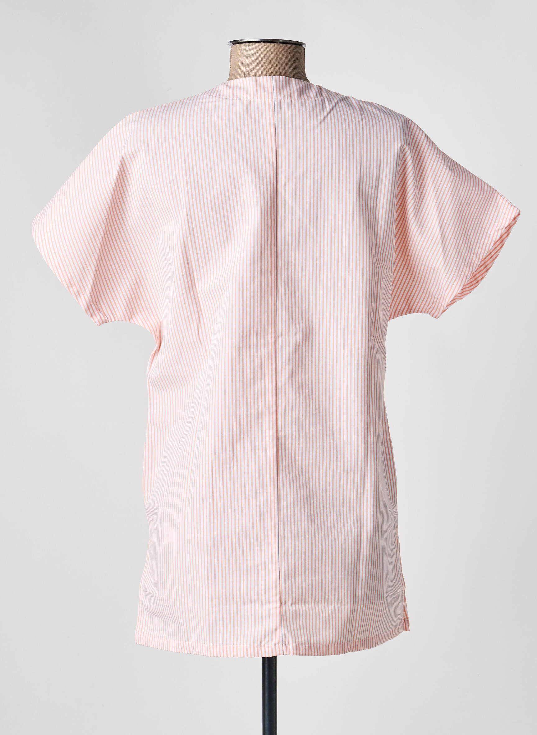 Blouse manches courtes orange GEVANA femme