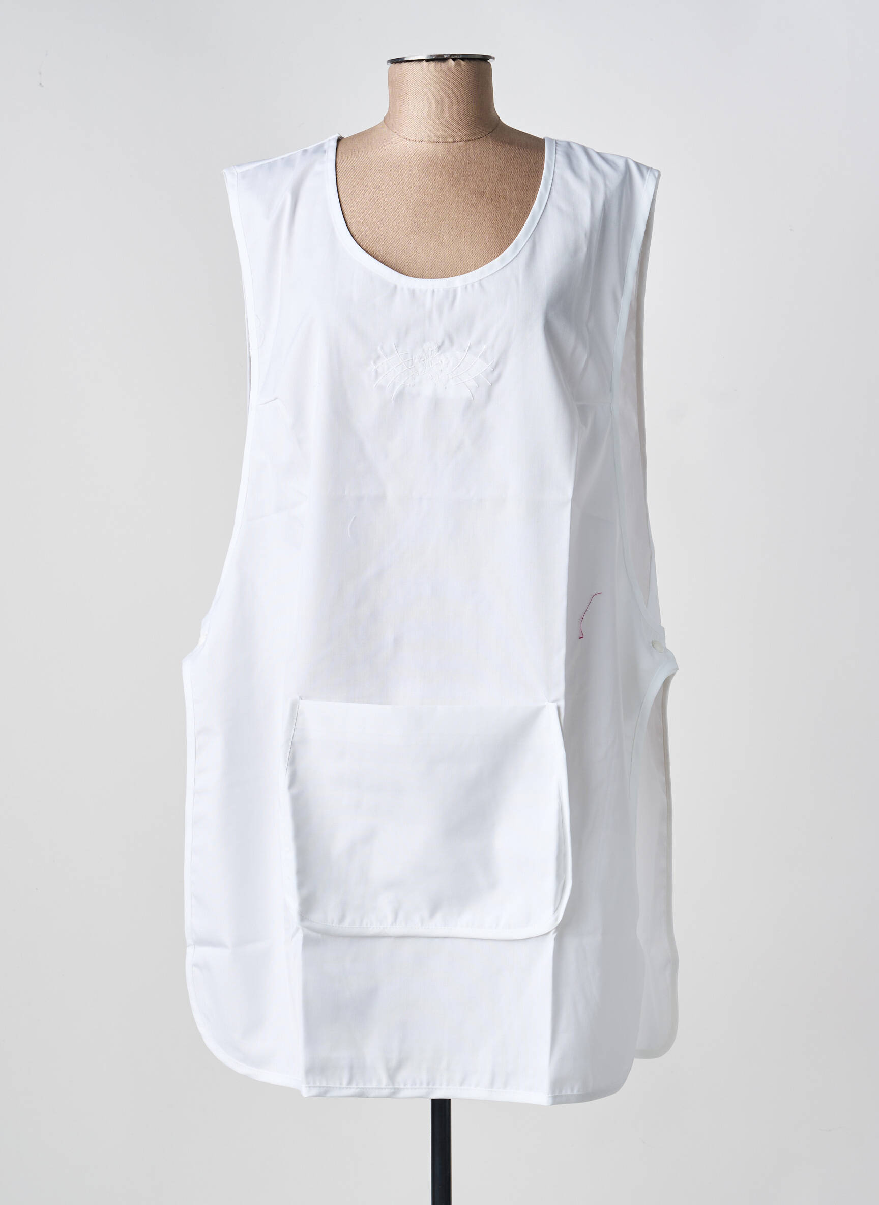 Tunique sans manche col rond blanc IMPULSION femme
