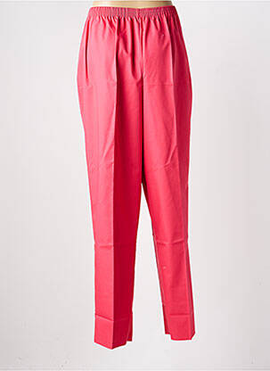 Pantalon slim taille élastique taille normale rose GEVANA femme