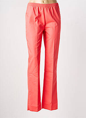 Pantalon slim taille élastique taille normale rouge GEVANA femme