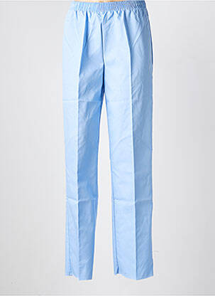 Pantalon slim taille élastique taille normale bleu GEVANA femme