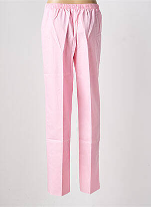 Pantalon slim taille élastique taille normale rose GEVANA femme