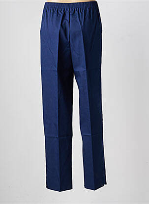 Pantalon slim taille élastique taille normale bleu GEVANA femme