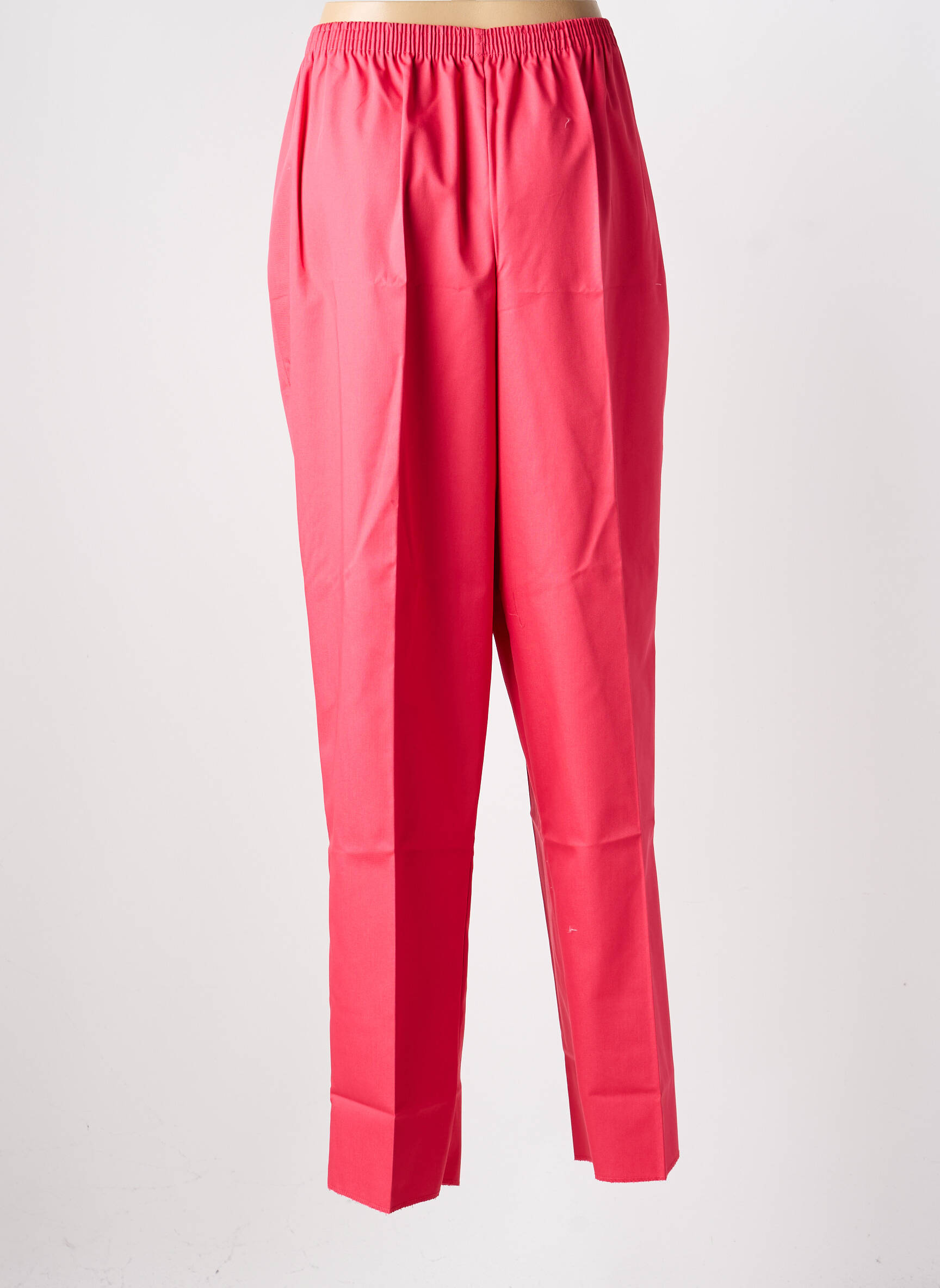 Pantalon slim taille élastique taille normale rose GEVANA femme
