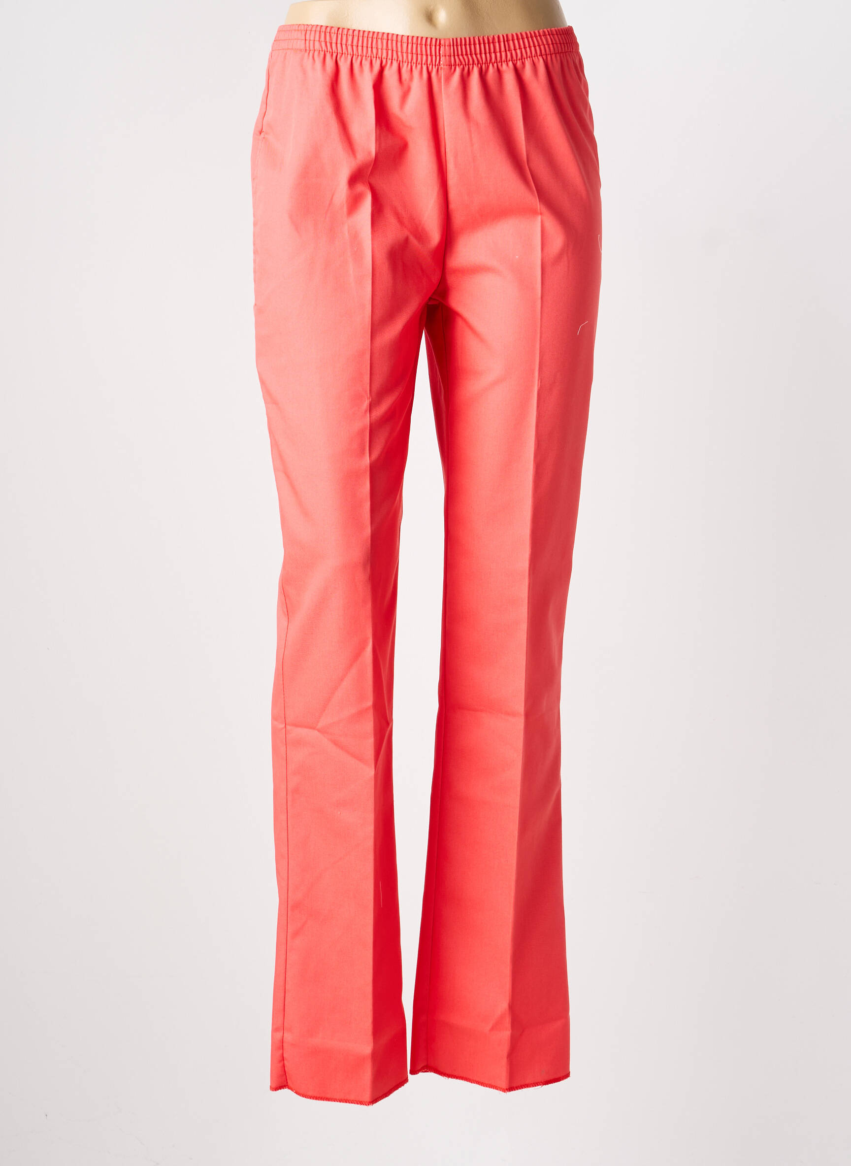 Pantalon slim taille élastique taille normale rouge GEVANA femme