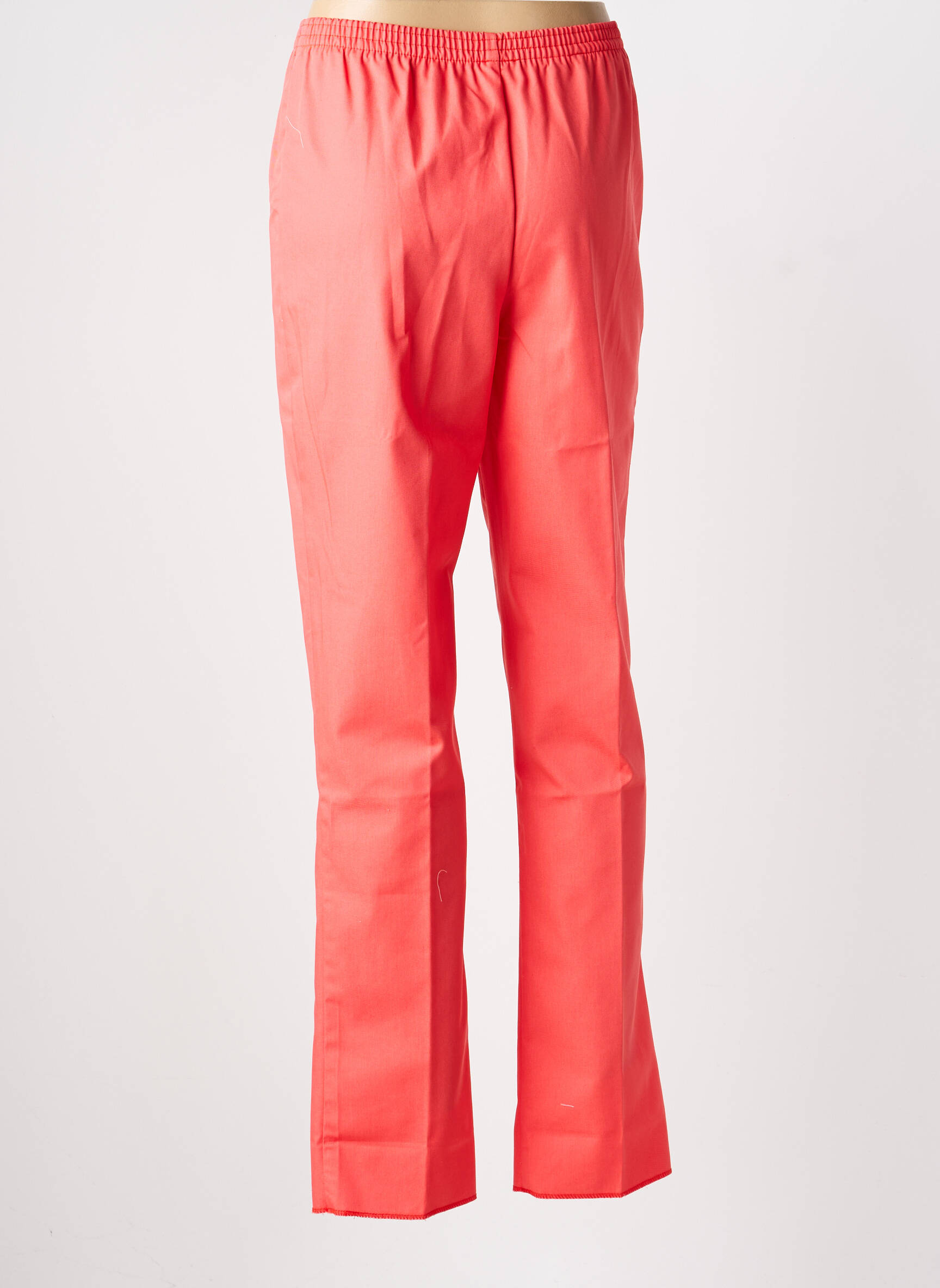 Pantalon slim taille élastique taille normale rouge GEVANA femme