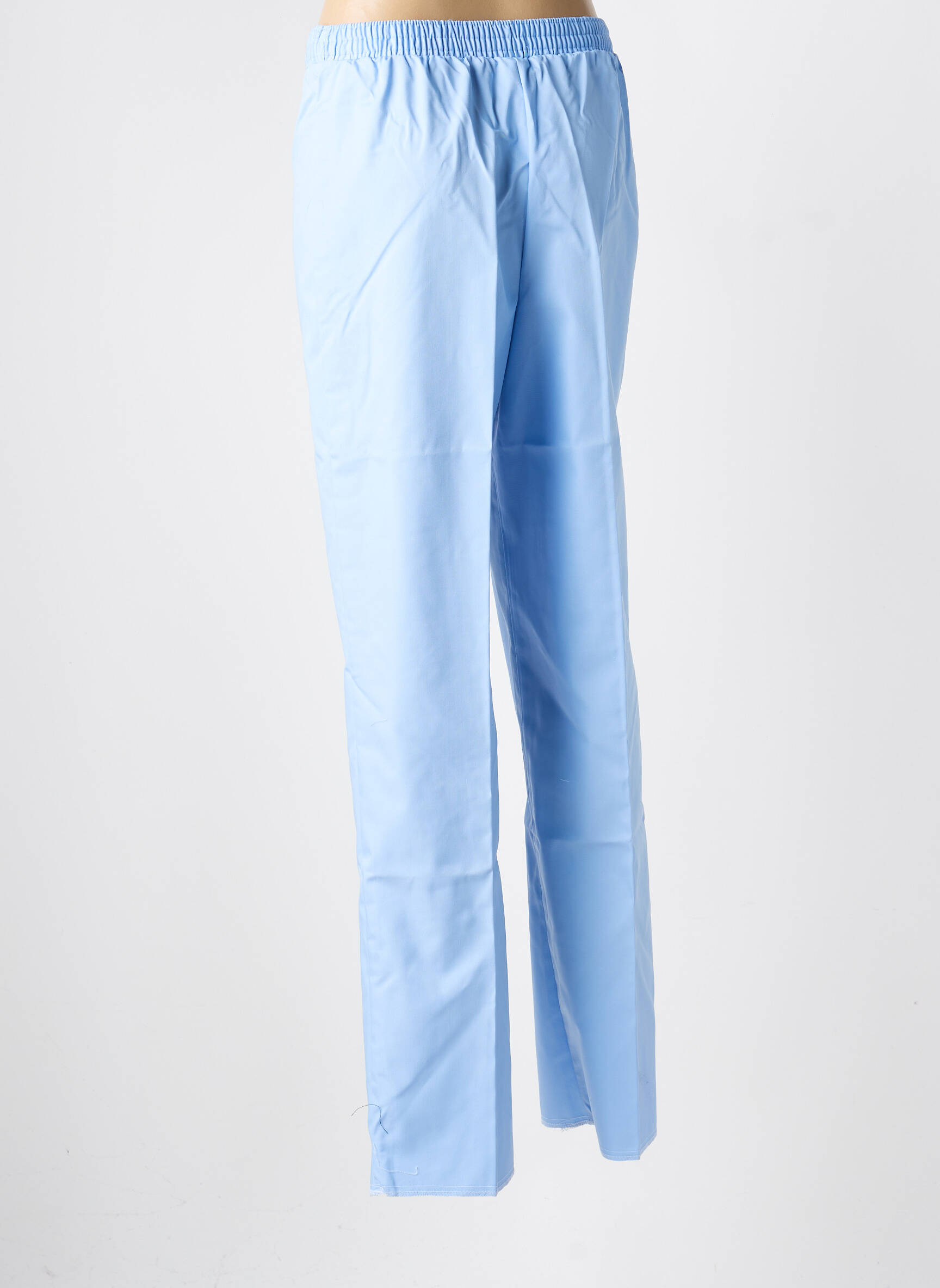 Pantalon slim taille élastique taille normale bleu GEVANA femme