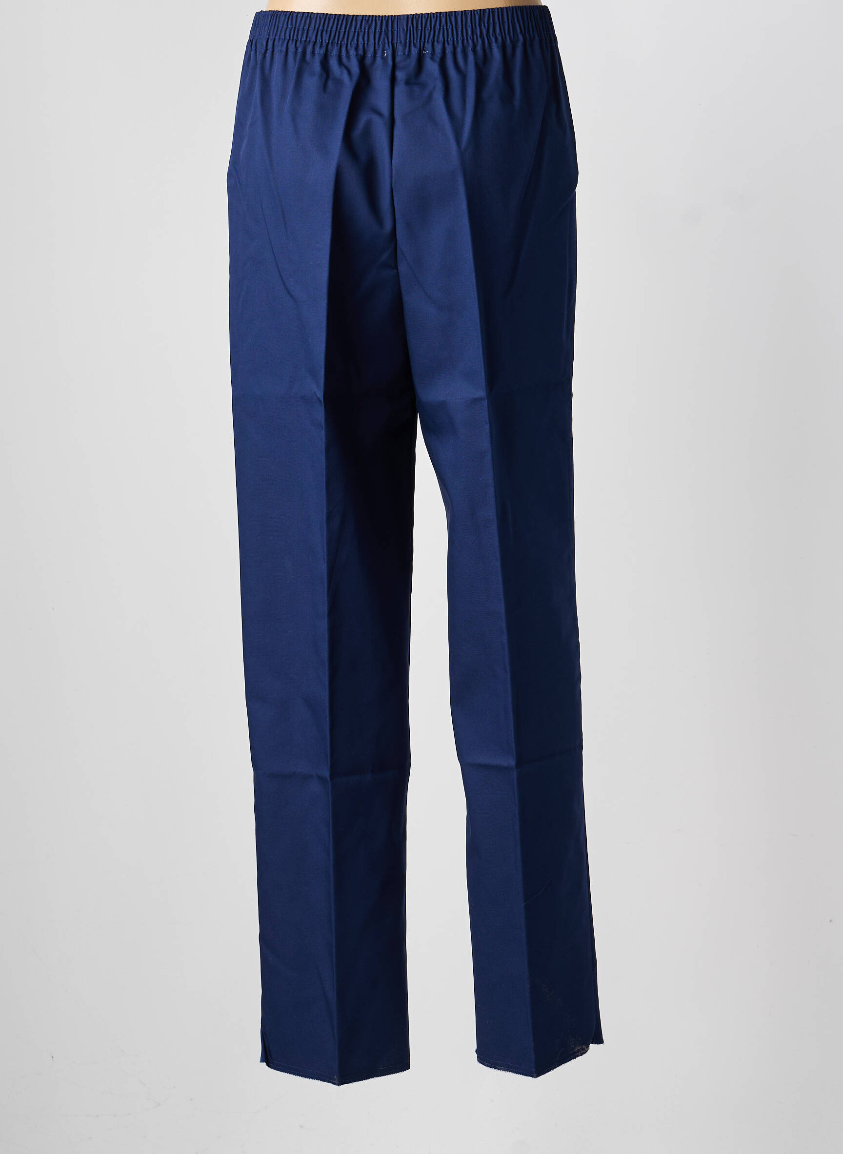 Pantalon slim taille élastique taille normale bleu GEVANA femme