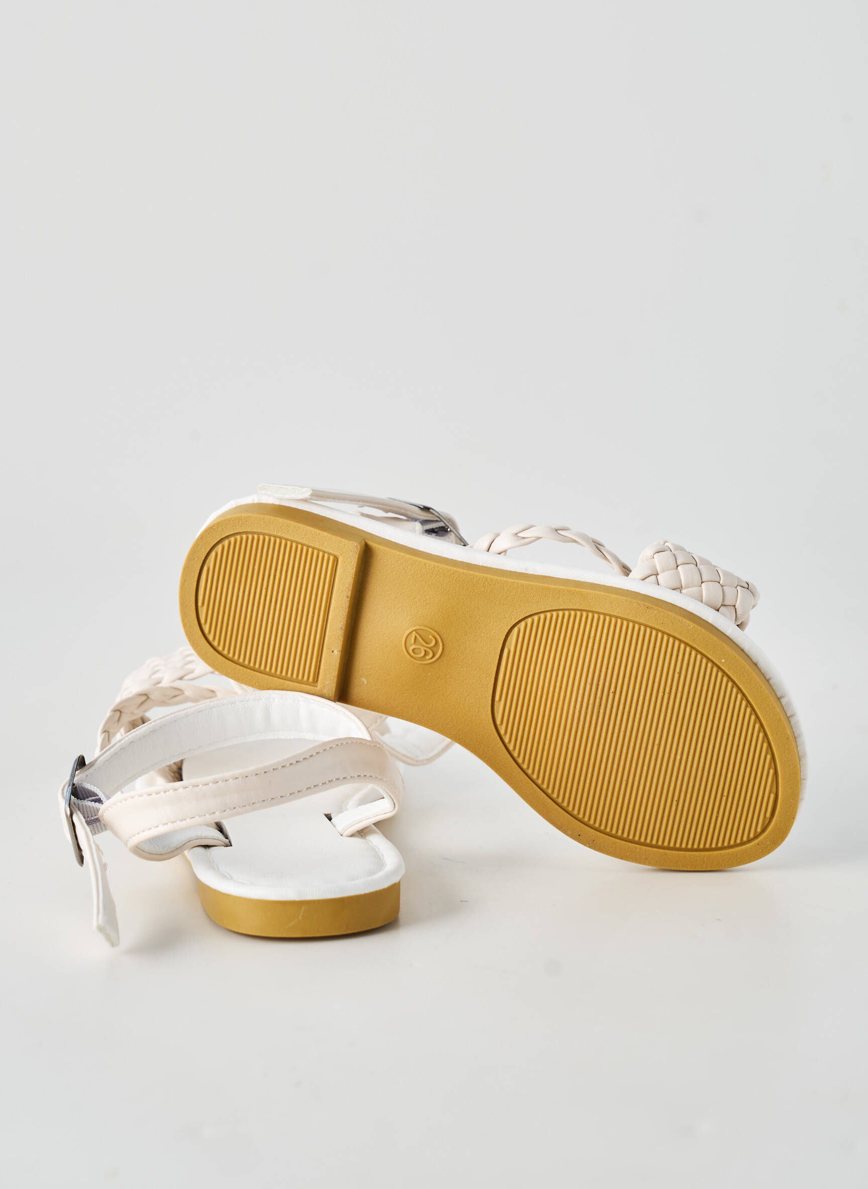 Sandales/nu pieds bout rond bout rond blanc SANS MARQUE fille